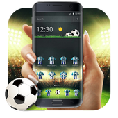 Football game star theme icon