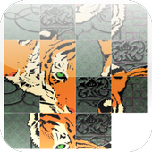 picture slide puzzle icon