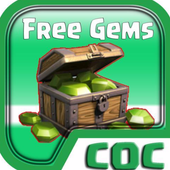 Free  coc gems;coc gems trick icon