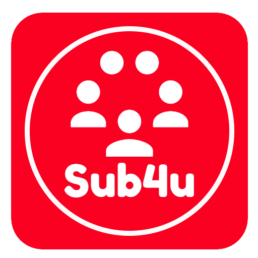 Sub4u-Get free subscribe views and like icon