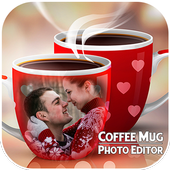 ikon Coffee Cup Photo Frame : Coffee Mug Photo Editor