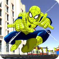 Incredible Flying Superhero Spider City Rescue