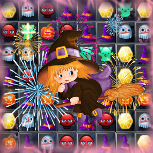 witch puzzle match game icon