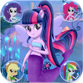 Little Pony Mermaid Dash icon