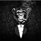 Smoking Monkey 3D Parallax Wallpaper icon