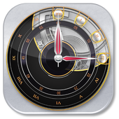 3D Clock Widget with Seconds icon