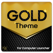 Gold Theme for Computer Launcher icon