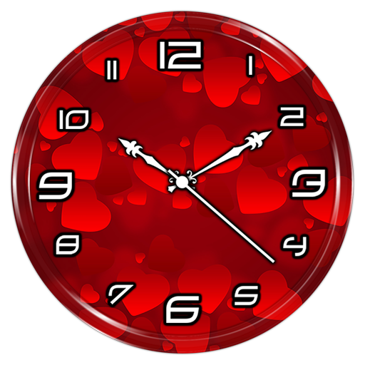 Red Clock Live Wallpaper icon