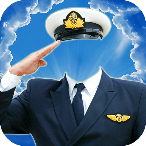 Pilot Suit Photo Maker icon