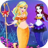 Mermaid Dress up Monster icon