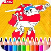 Super Wings Coloring icon