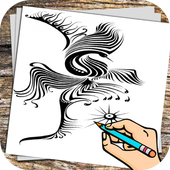 How To Drawing Tatouage icon