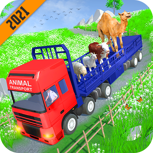 Farm Animal Cargo Truck transport simulator games icon