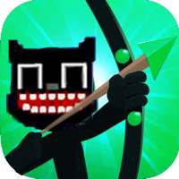 Cartoon Cat Archer