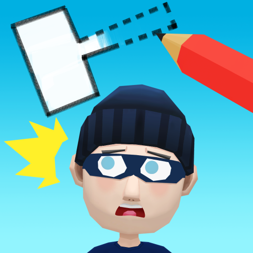 Draw &amp; Hit: Kick the Robber! icon