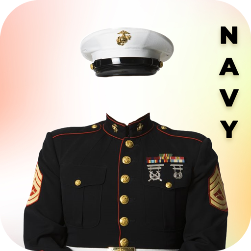 Navy Photo Suit Editor icon