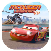 McQueen high Speed :angry and fast 3D icon