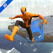 Spider City War Escape Hero 3D: Endless Running icon