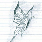 Holzkohlezeichnung icon