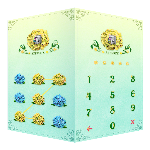 AppLock Theme Hydrangea icon