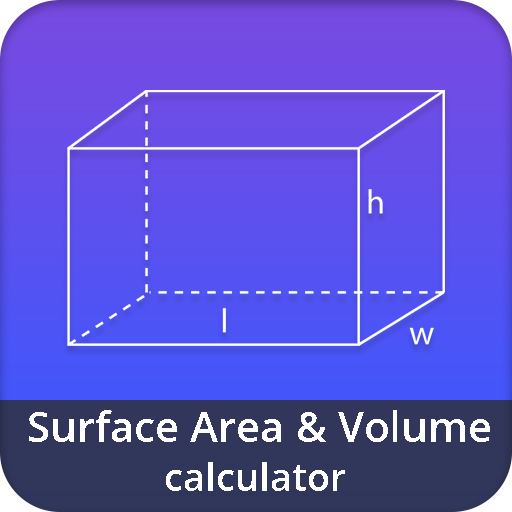 Surface area and volume calculation أيقونة
