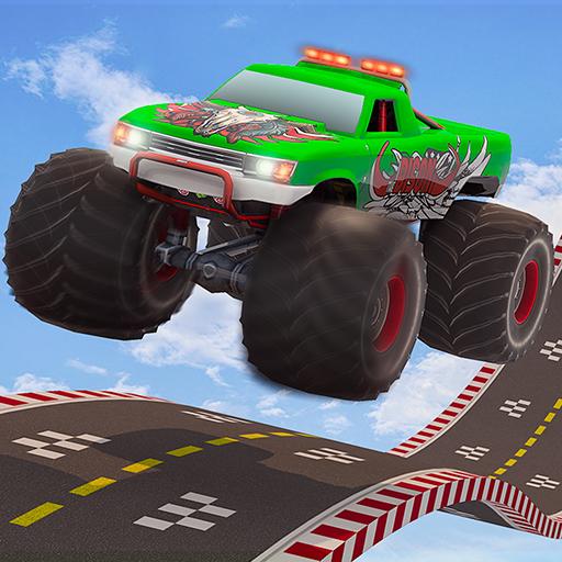 Impossible Mega Ramp Monster Truck Challenge Race icon