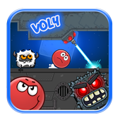 Red Hero 4 - Bounce Ball Adventure icon