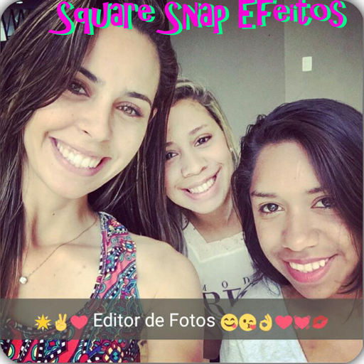 Insta❤Square Carinhas e Texto em fotos tipo Snap icon