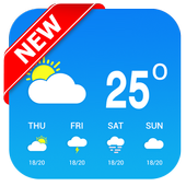 7 Day Local Weather Offline Forecast أيقونة
