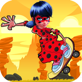 ladybug skater adventure icon