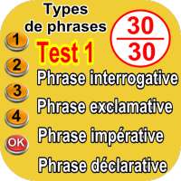 Apprendre les types de phrases