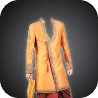 Sherwani suit photo montage