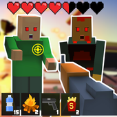 Zombie Pixel Survival :  Craft Battle Royale.io icon