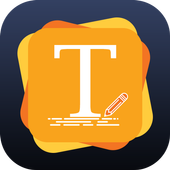 Text on Photo - text editor icon