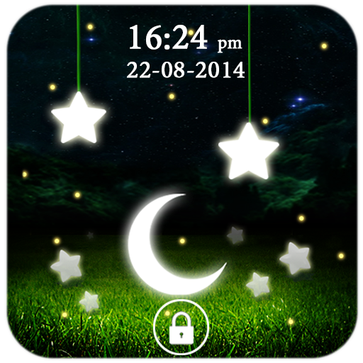 Fireflies Stars Lock Screen icon