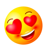 Lustiger niedlicher Emoji Aufkleber icon