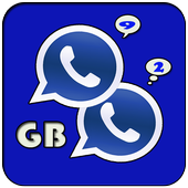 GB WhatsAap Blue Final icon
