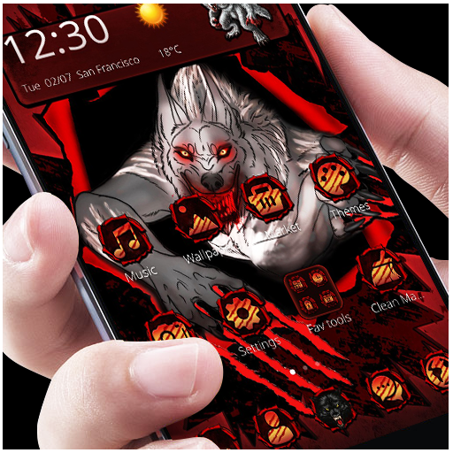 Blood wolf theme icon