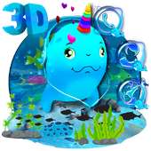 Animated Unicorn Fish Launcher Theme. on 9Apps