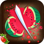 Fruit cut icon