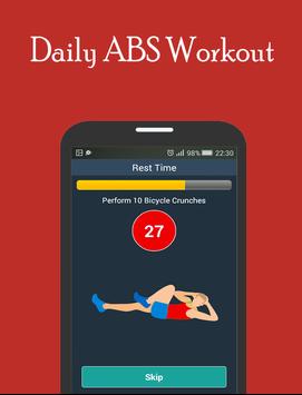 daily abs workout men & female screenshot 6