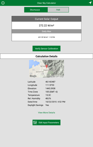 Clear Sky Calculator screenshot 11