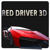 Red Driver 3D icon