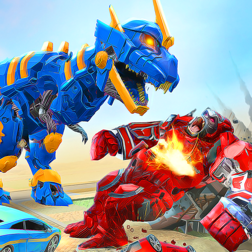 Robot Dino Vs Robot Kong Fight icon