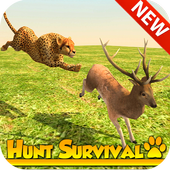Animal Run Hunt Survival 3D: Animal Hunt Escape icon