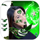 Flag Stickers-Pak Flag Face Stickers icon