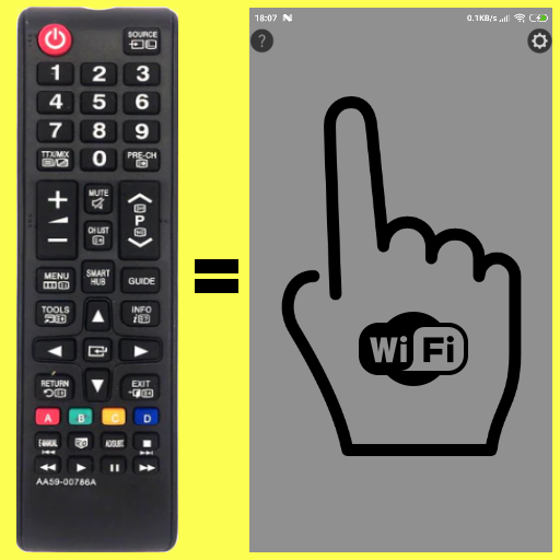 Remote SAMSUNG TV WiFi 0 buton icon