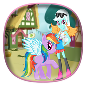 Rainbow Dash Pony Vs Human icon