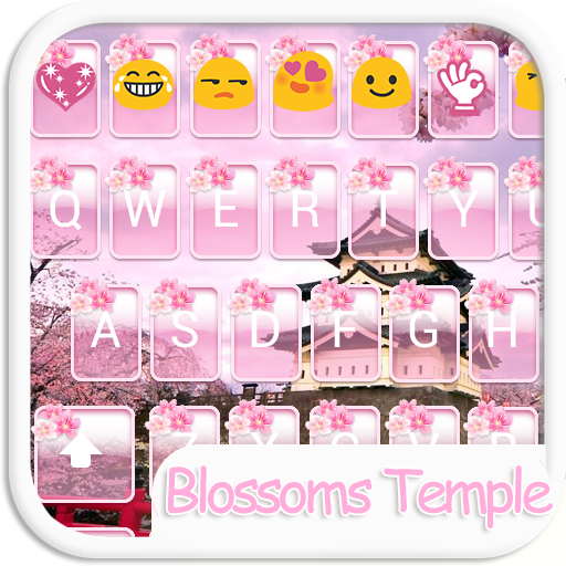 Pink Flower Emoji Keyboard icon