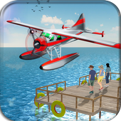 Seaplane Flying: Fun Simulator &amp; Real Flight Game icon